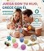Imagen de Juguetes Estimulacion Bebe 0-6 Meses para Estimulacion Temprana Bebes es un Regalo inteligente con guía para sus primeros aprendizajes Montessori Bebe 0-6 Meses con Pelotas Sensoriales Sonajeros