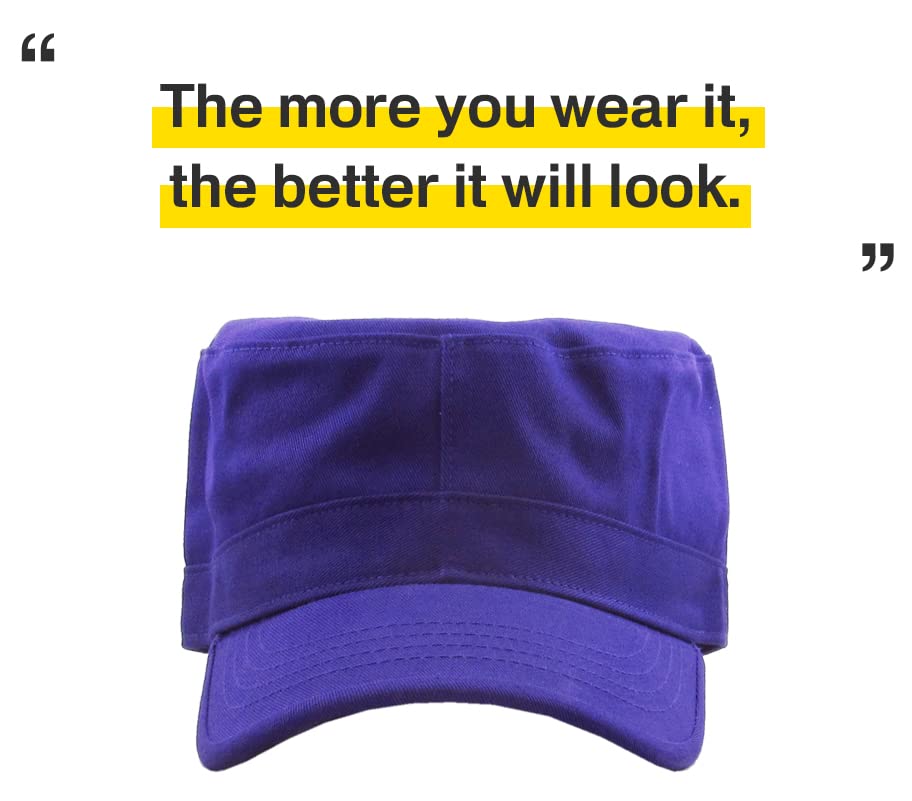 Image of KBETHOS Cadet Army Cap Basic Everyday Military Style Hat (Now with STASH Pocket Version Available)