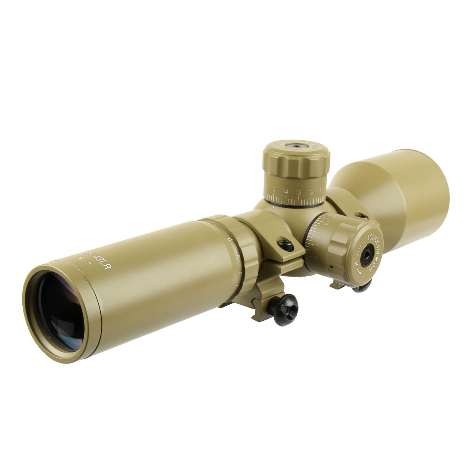 TACFUN3-9x42 Long Eye Relief Scope w/Ring for Mosin Nagant M44 M91/30 M38 1891/30 Mauser 98 K-98 K98