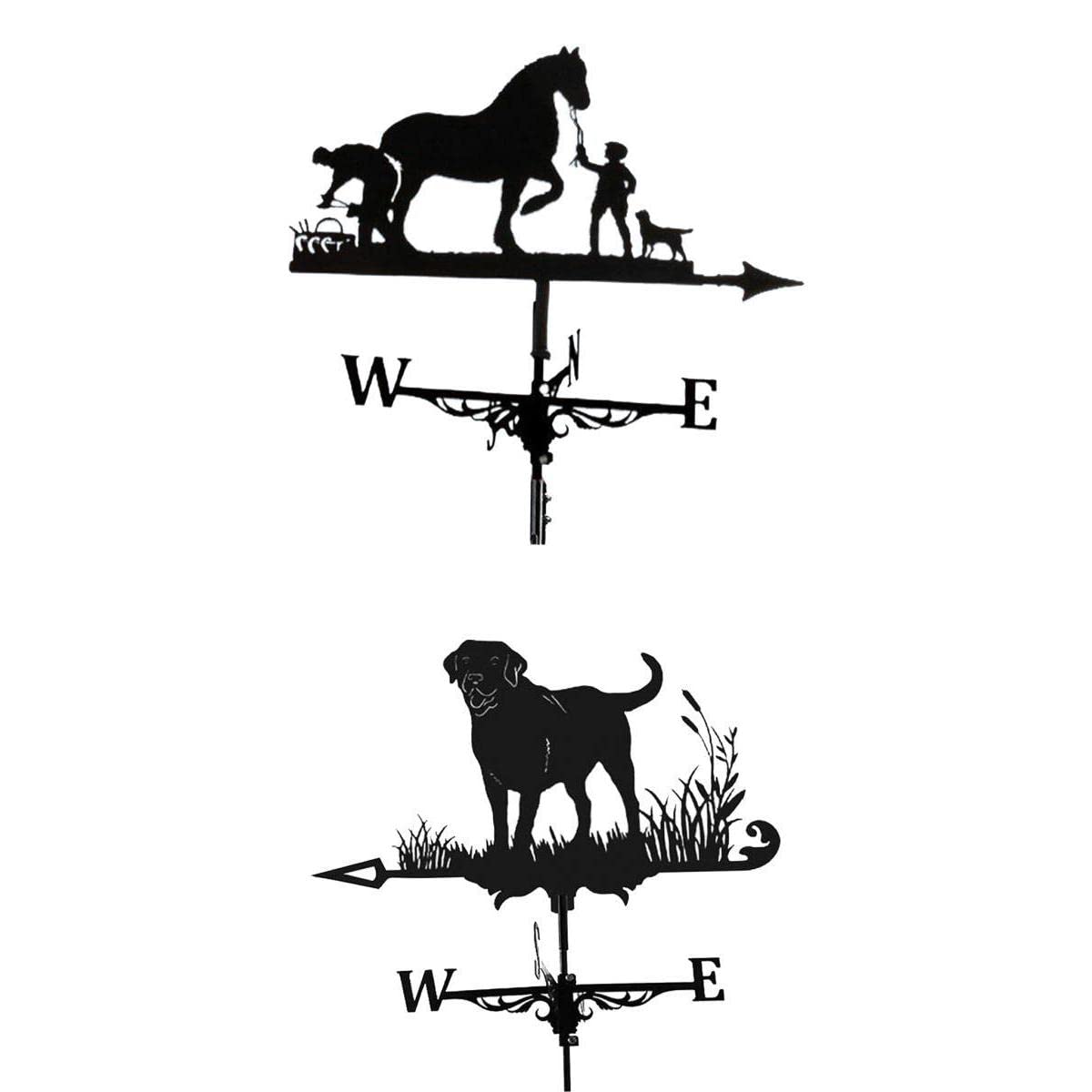 2pcs Weather Vane Farm Bracket Weathervane Farmhouse Durable Scene |Home & Garden | Yard, Garden & Outdoor Living | Garden D?©cor | Weathervanes
