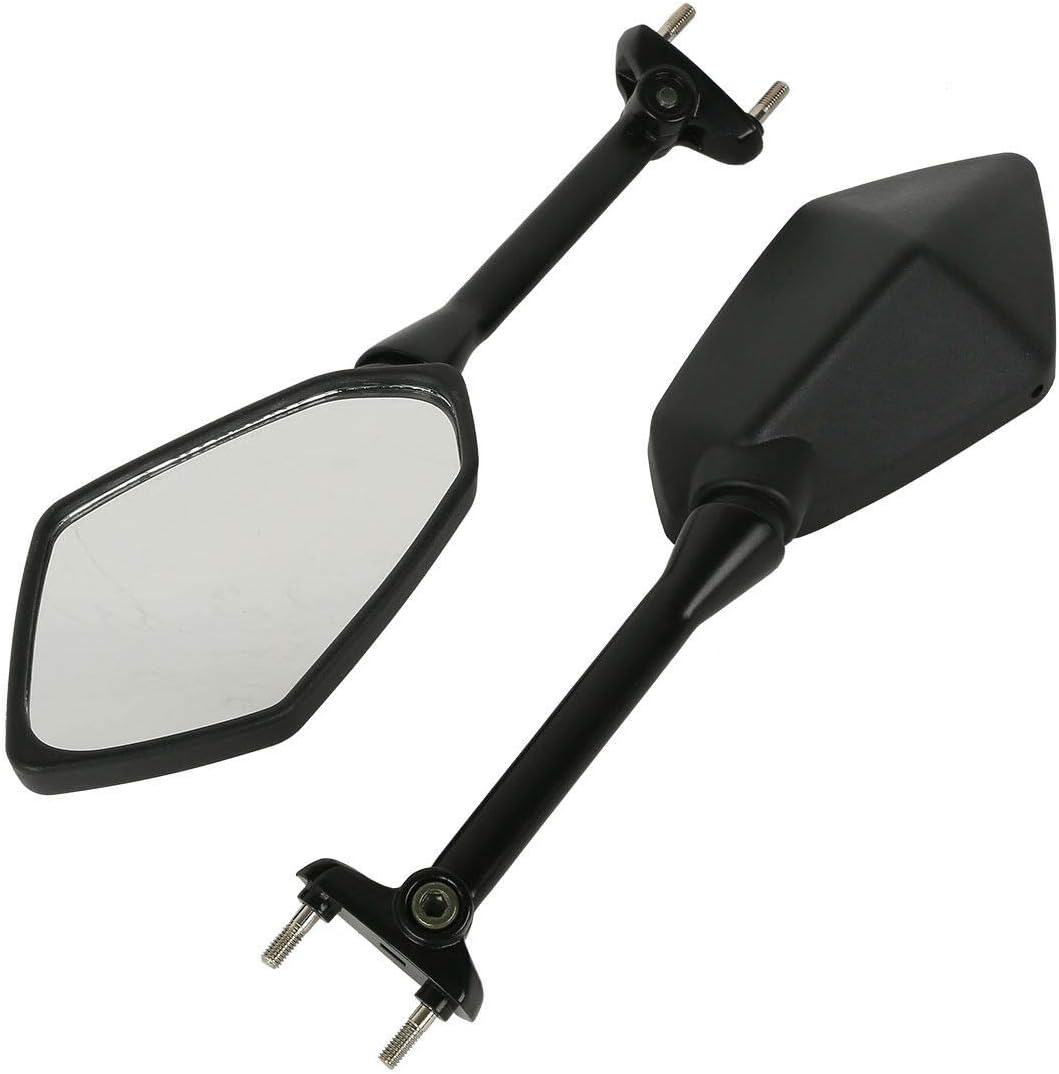 TCT-MOTORPARTS Pair Side Rear View Mirrors Fits for KAWASAKI NINJA 650R ER6F ER-6F 2009-2016 Black