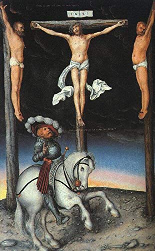 Peinture à l'huile sur toile La Crucifixion Jésus-Christ art mural célèbre