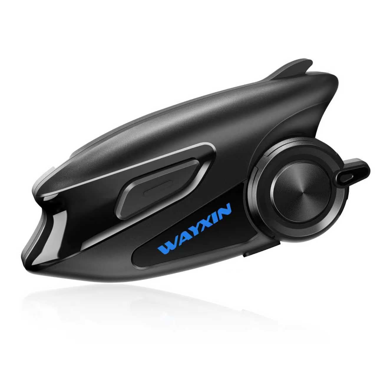 X6S - Intercomunicador para moto, sistema de intercomunicación de malla integrado, chip dual para auriculares multitarea de audio, auriculares para casco para hasta 8 motocicletas, con HiFi