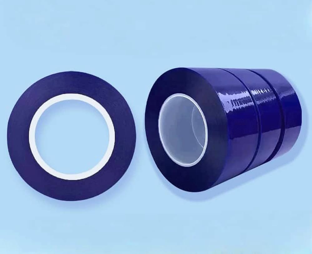 Metallografisches Metall-PCB-Probenschutzband – 328 Fuß, blau, halbtransparent for den Einsatz in der Elektronik- und Metallverarbeitung(80mm)