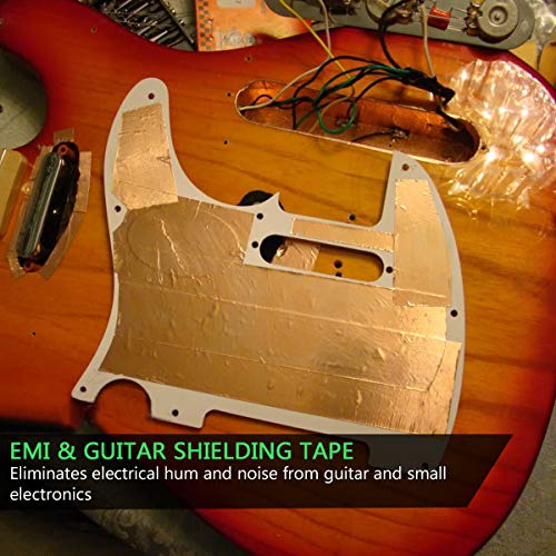6 PCS Copper Foil Tape with Double-Sided Conductive Adhesive,【1/4inch X 21.8yards】PEMOTech Conductive Copper Tape for Stained Glass, EMI Shielding, Soldering, Grounding, Paper Circuit, DIY Craft - Thumbnail 7