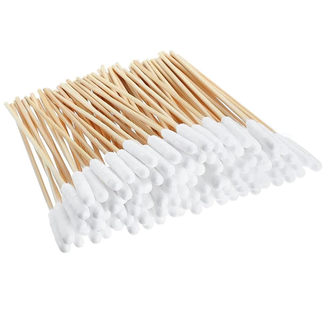 Reccisokz 100 Piezas Hisopos De Algodón para Perros,Limpieza De Orejas De Gato,Limpiador De Orejas De Perro,Hisopos De Algodón,para Mascotas,Perros,Gatos