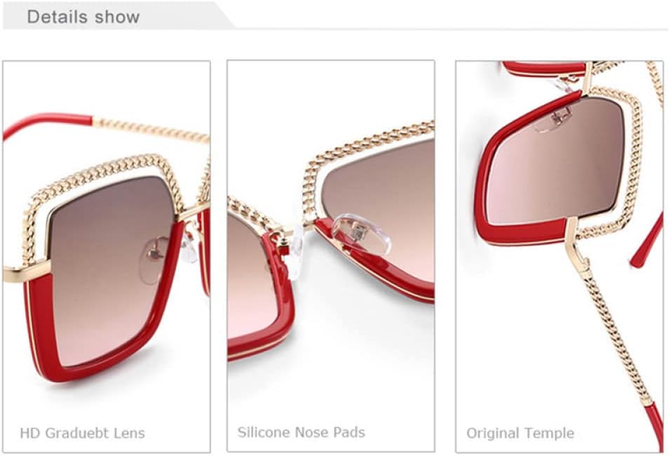 Women's Sunglasses Alloy Watch Chain Sunglasses Women's Sunshade Women's Glasses UV400