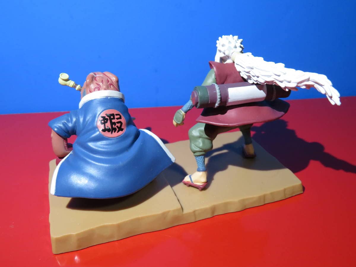 Amazon | ナルト：口寄せの術フィギュアコレクション/自来也＆ガマブン 