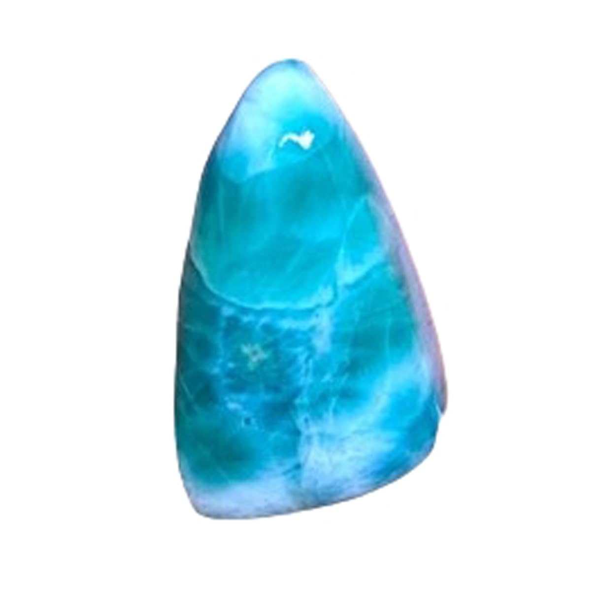 Larimar cabochon triangle 21x11x7mm pour création de bijoux DIY