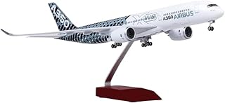 Diecast 1/142 Scale Resin Model Airplane Fort A350 Prototype Xwb Airlines with Light Wheel Collection Display(No Light)