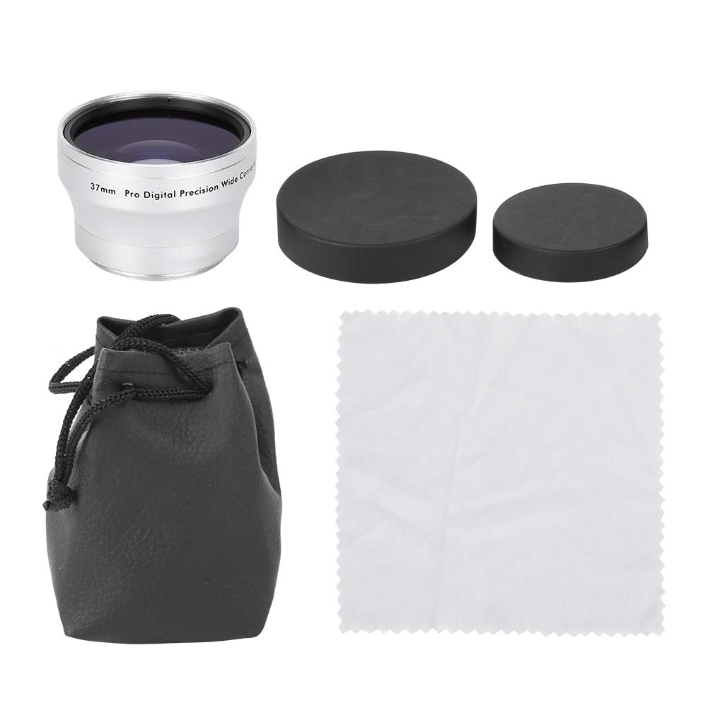 Objectif Grand Angle 0.45X Argent Verre Optique pour Caméscope 37mm