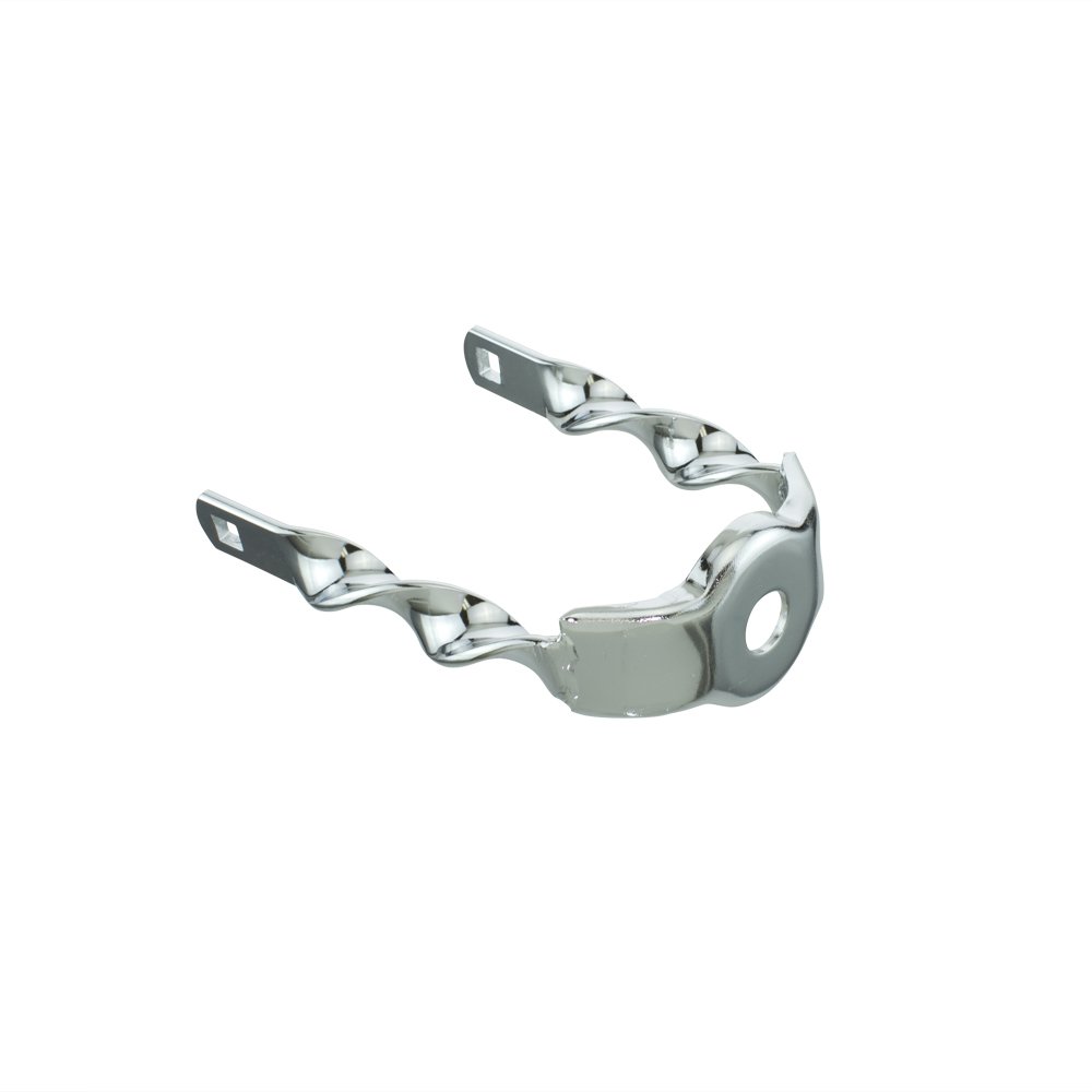 Twisted Extended Crown Chrome. Bike Fork Extended Crown, bicyclefork Extended Crown, Lowrider Bike Fork Extended Crown