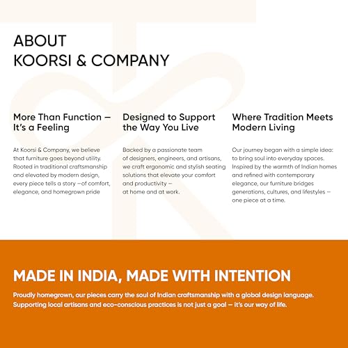 Image of KOORSI & COMPANY. Metal Folding Study Chair with Writing Pad and Cushion with 6 Month Limited Warranty Ergonomic Compact Reading Chair for Students /Adults (Black)
