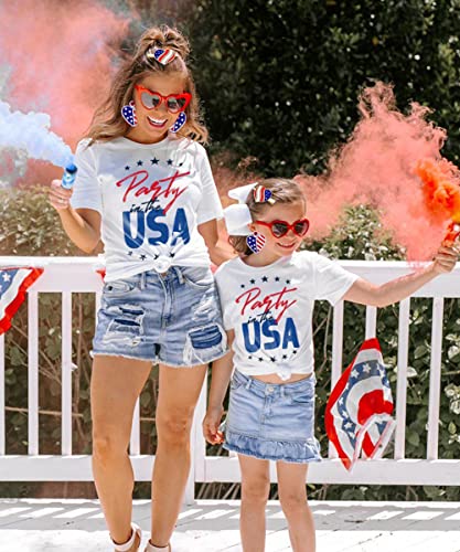 American Flag Hair Clips 4Th Of July Patriotic Hairpin For Women Rhinestone Heart Star Hair Barrettes Independence Day Hair Accessory Gifts #TOP4