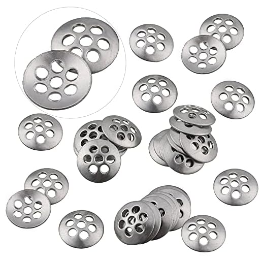 30 Pieces Screens Glass Stainless Steel Concave Screens 0.31 Inch/ 8 mm Small Filter Curved Filter