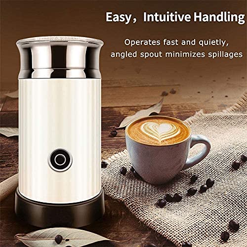 LSDRALOBBEB Milchaufschäumer Elektrische Automatischer Milchschäumer Milchdampfer für heißen und kalten Milchschaum mit… – Bild 3