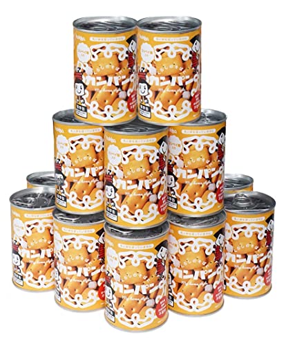 備食カンパン12缶セット 110g×12缶 ●長期保存食はもちろんアウトドアや旅行にも便利!!●賞味期限5年非常用保存食●金平糖入りの保存食用カンパン●災害・非常時に!携帯食品に!レジャーに!●賞味期限/製造日より常温5年●原産地/アメリカ・オーストラリア
