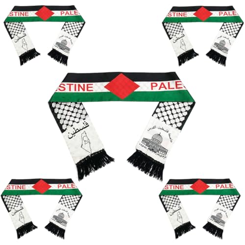 Palestine Flag Scarf, Palestine Flag Shawl Wraps Scarf, Scarf Palestine Satin Palestine Flag Scarf for Women Men