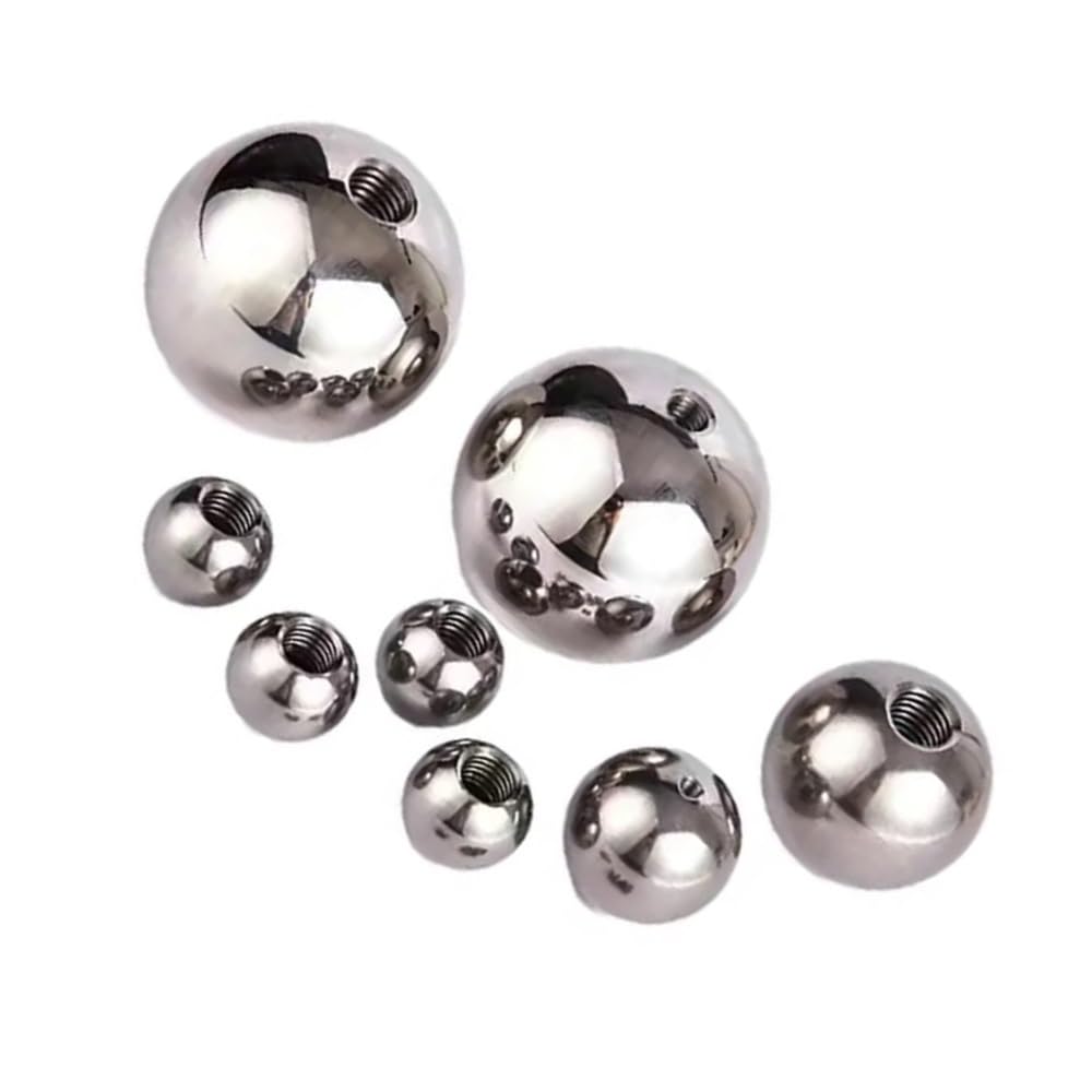 Vite a ricircolo di sfere con dado singolo, perline a sfera filettate SUS M6 304 mezzo foro 10-60 mm(35mmx1pcs)