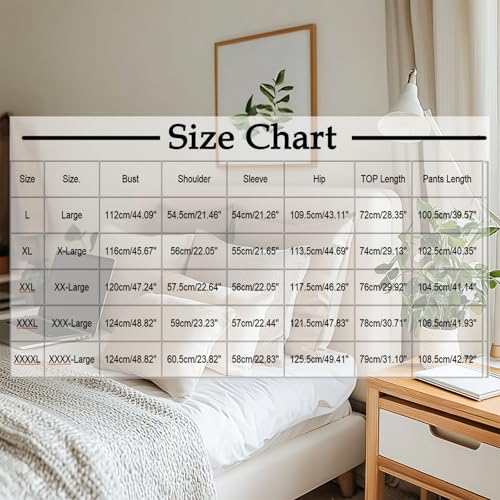 Cambkatl Men's Cotton Loose Crewneck Long Sleeve T-Shirt and Full-Length Bottom Long Pants Comfy Pajama Sets3