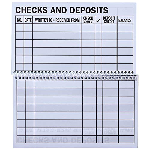Giant Print Check Register, Set Of 2 #TOP2