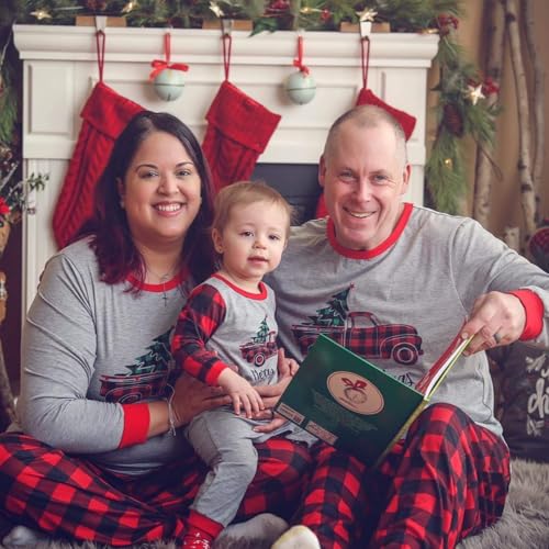 Image of Yaffi Matching Family Pajamas Sets Christmas PJ's Sleepwear for Kids & Adult