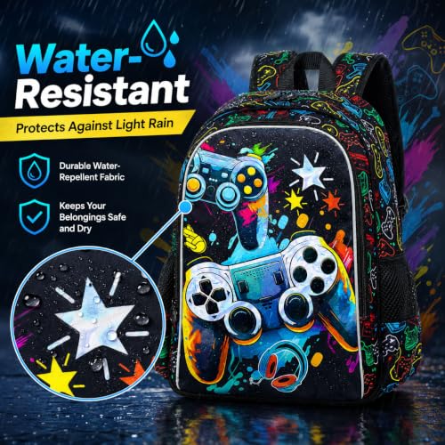 Image of UFNDC 3PCS Boys Backpack,16 inchKids Dinosaur Bookbag with Lunch Box, School Bag for Elementary Toddler