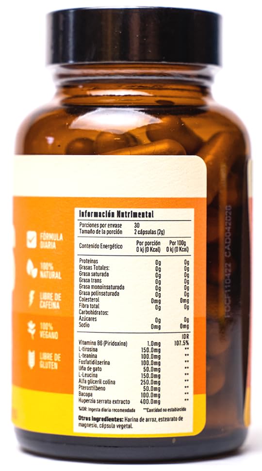 Productos Para La Memoria, pastillas para el cerebro vitaminas Marca HUMÁNIMO (2)