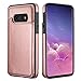 HianDier Wallet Case for Galaxy S10E Slim Protective Case with Credit Card Slot Holder for Women Flip Folio Soft PU Leather Magnetic Closure Cover Case for Samsung Galaxy S10E 5.8Inches, Rose Gold