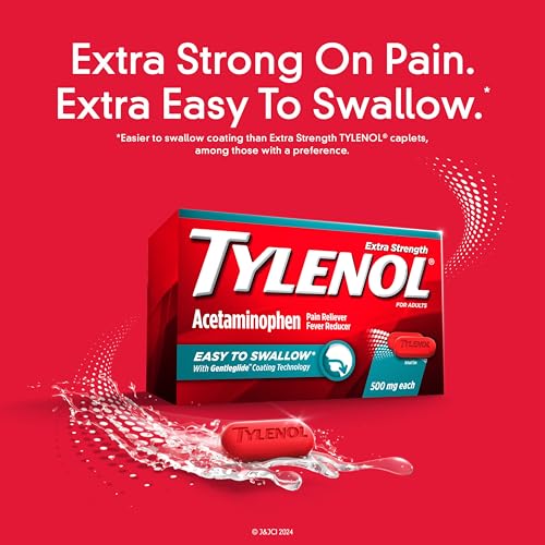 Tylenol Extra Strength Easy to Swallow Acetaminophen Caplets, 200 ct - image 2