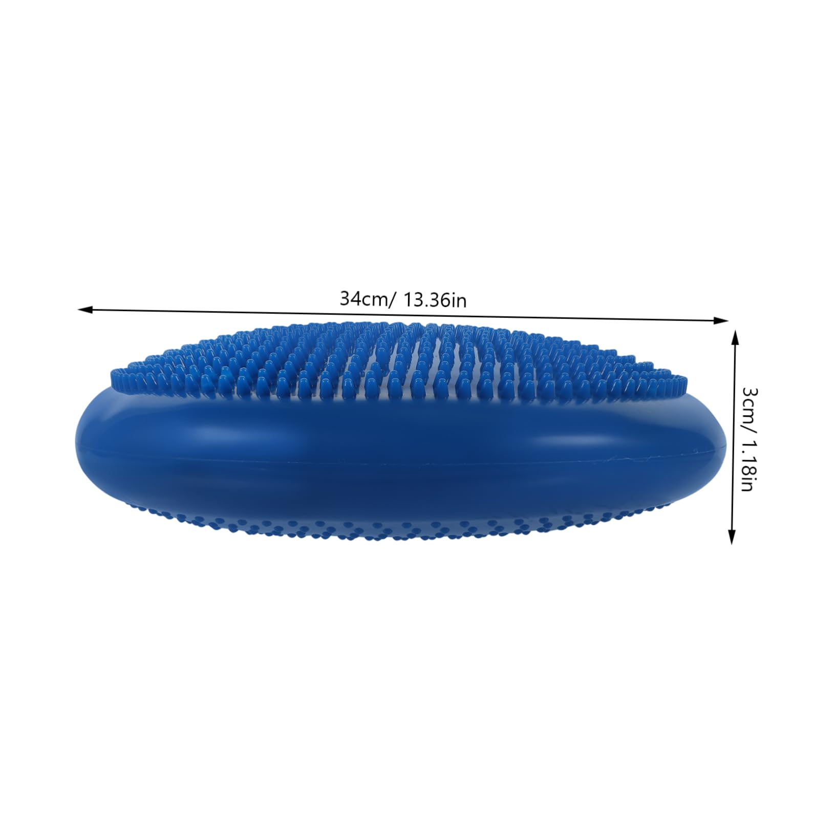ibasenice Cojín Inflable De Equilibrio Disco Extra Grueso Cojín De Estabilidad Fortalece Torso Dolor De Espalda