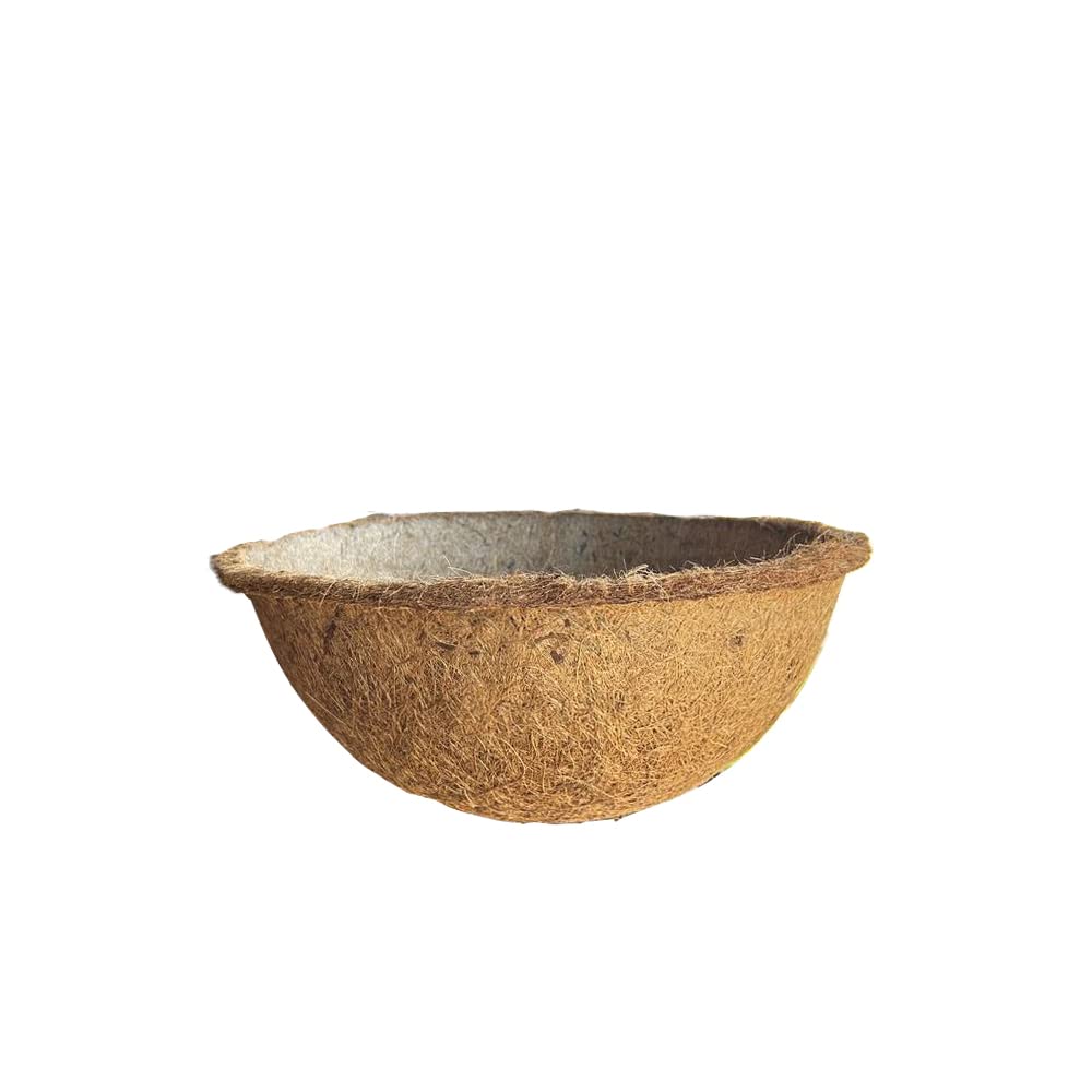 Grow Rich Hanging Basket Coco Liners Replacement 14inch | 100% Natural Round Coconut Coco Fiber Planter Basket Liners | Coir Basket Liner, 14 Inch - 5 Pieces (B0BX61ZHS6) Amazon Price History, Amazon Price Tracker