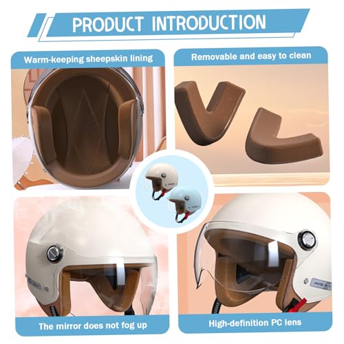 Casque de scooter pour hommes et femmes protégeant la tête avec style