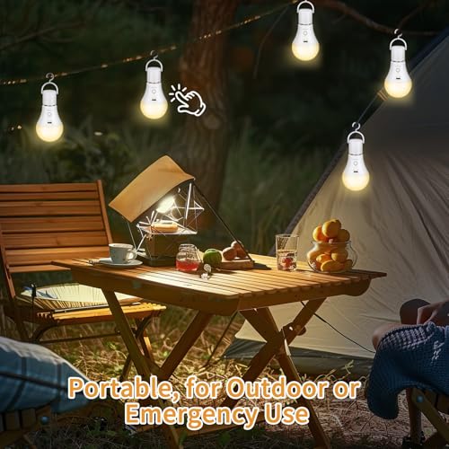 Ampoule rechargeable E27 USB 7W variable avec télécommande lot de 4 Kimjo - 6