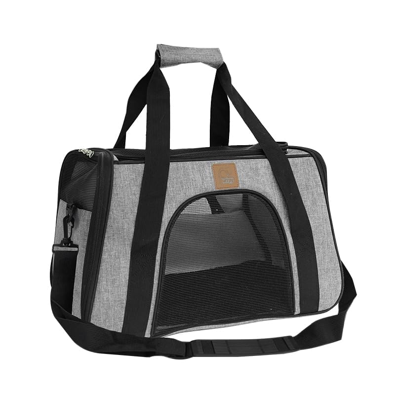 Cat and Small Dog Airline Approved Soft Sided Ventilated Pet Travel Carrier - Car Seat Safe