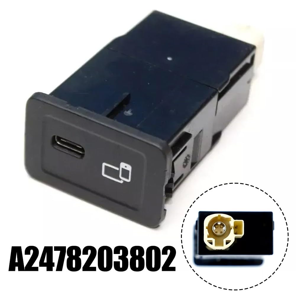 Interface USB pour Mercedes Classe A, GLA, Classe B, CLA (2018-2022) – Noir, OEM A2478203802