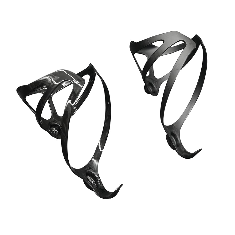 Fahrrad Flaschenhalter Fahrrad-Flaschenhalter, Vollcarbon, superleicht, for Rennrad/Mountainbike, Fahrrad-Wasserflaschenhalter, matt glänzend(Gloss 1PCS)