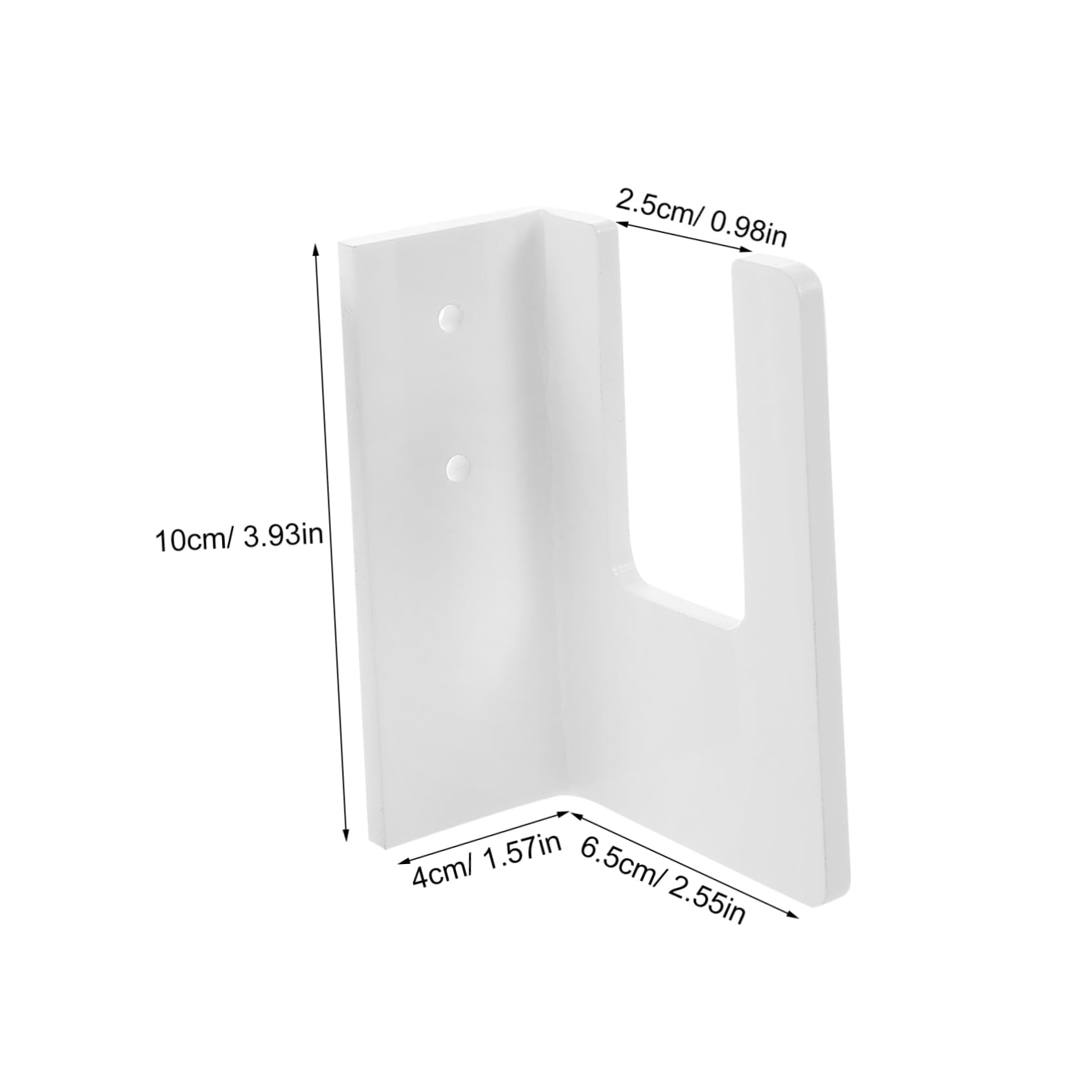 HANABASS Skateboard Wall Mount Rack Acrylic Snowboard Storage Holder Space-Saving Durable Design