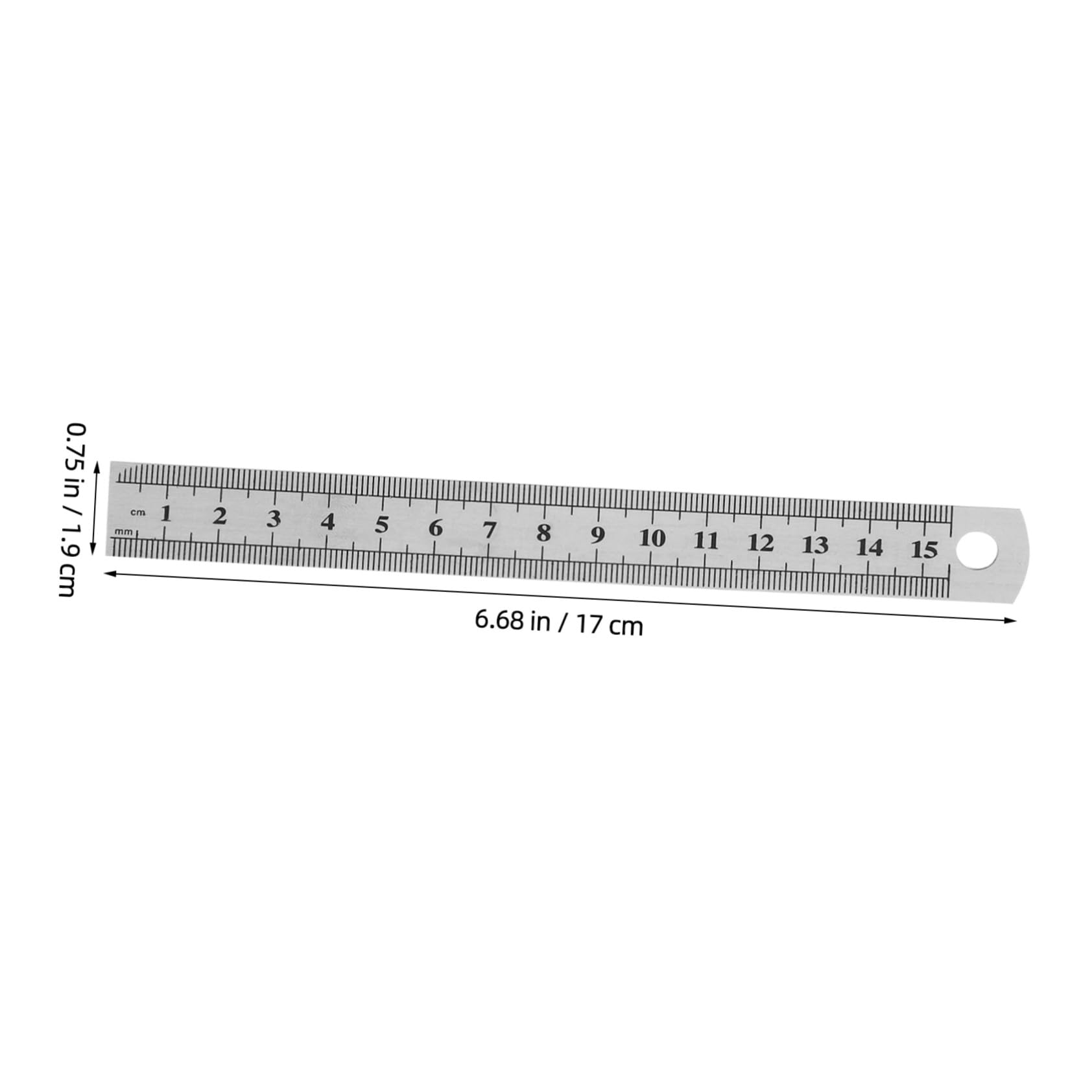 30 Pièces Lot Règles Acier Inox Double Échelle Précis pour Dessin Menuiserie Géométrie Scolaire