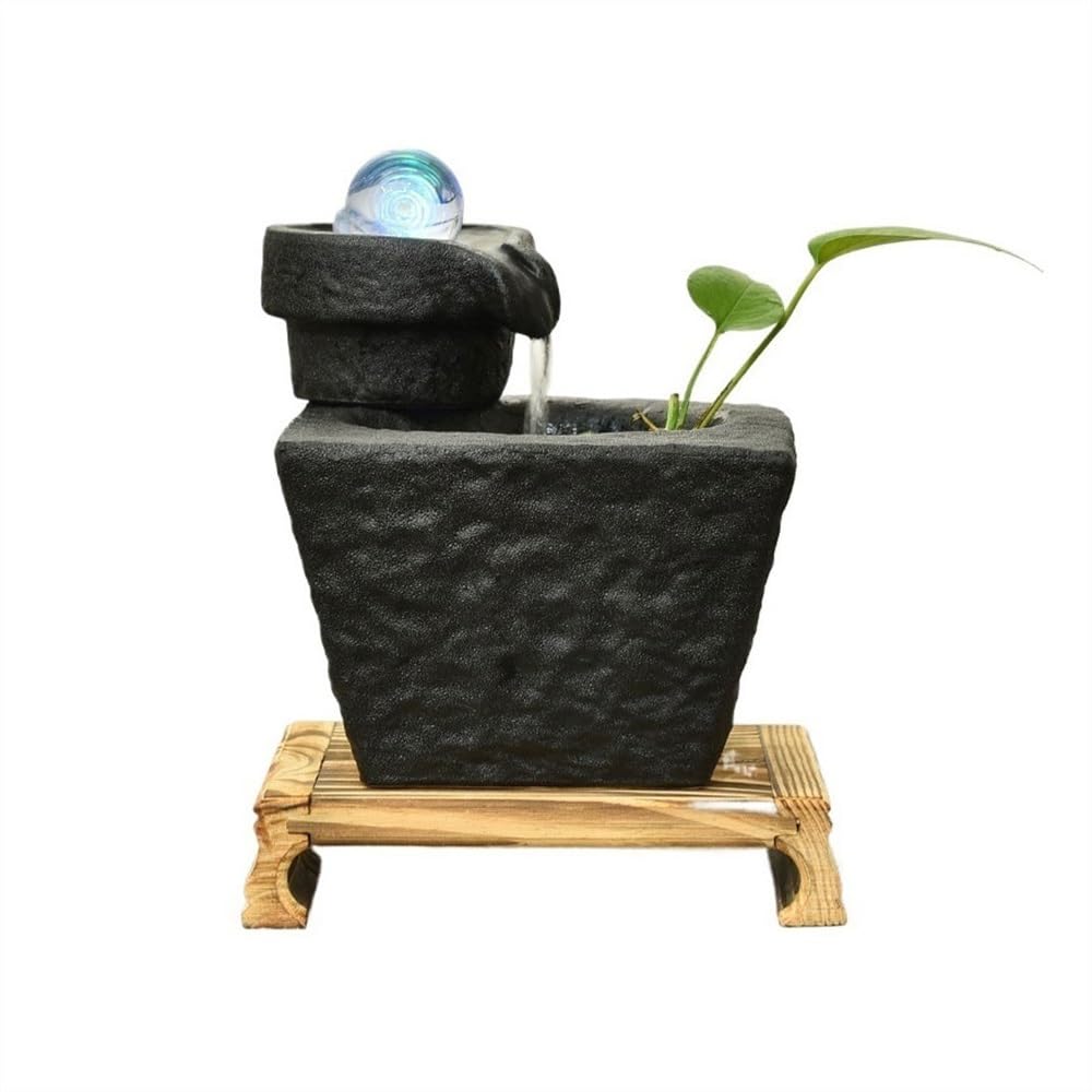 Fuente de agua creativa NexaGeniX para decorar la sala de estar del hogar