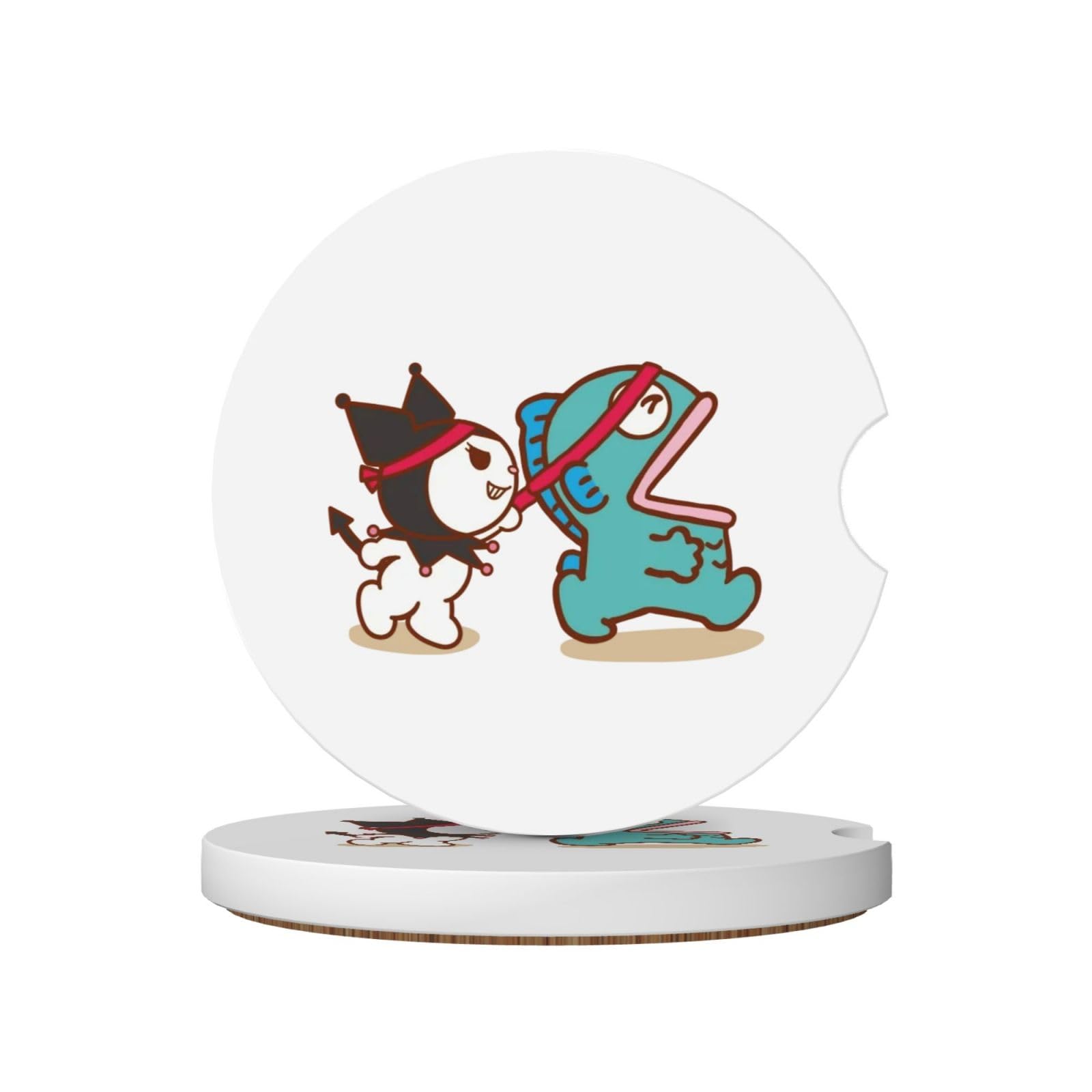 Amazon.co.jp: クロミ ハンギョドン 【2枚セット】カーコースター カー