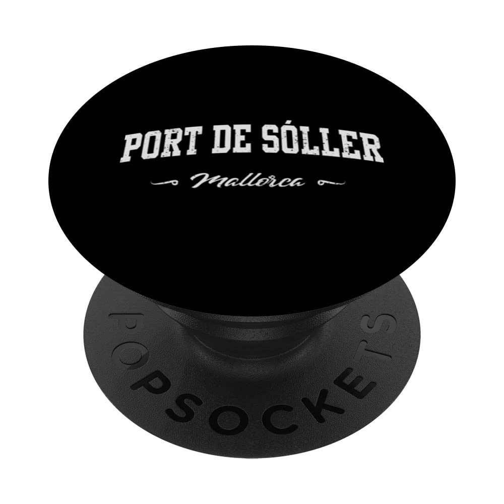 Port de Soller Spain Sport Souvenir Design PopSockets Swappable PopGrip