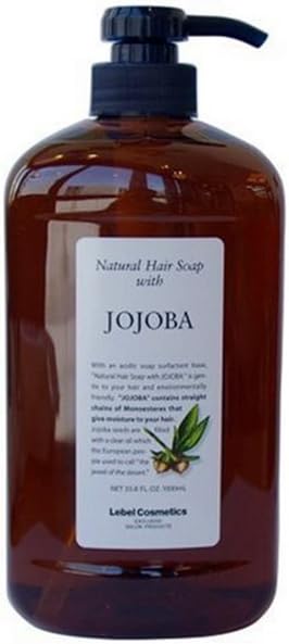 LebelCosmetics | Shampoo | Natural Hair Soap with Jojoba Shampoo 1000ml (Japan Import)