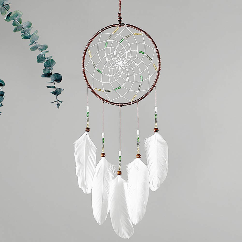 Kit Bricolage Attrape-Rêves Rose – Macramé Bohème – Corde Chanvre & Cristaux – Décoration Chambre Enfant Fille