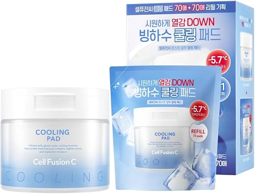 【Amazon限定】Cell Fusion C（セルフュージョンC）ポストアルファクーリングパッド (本品＋詰め替え / 計140枚) [ 紫外線による熱照りケア 透明感 水分補給 低刺激 鎮静パック ]【Amazon限定】Cell Fusion C（セルフュージ…