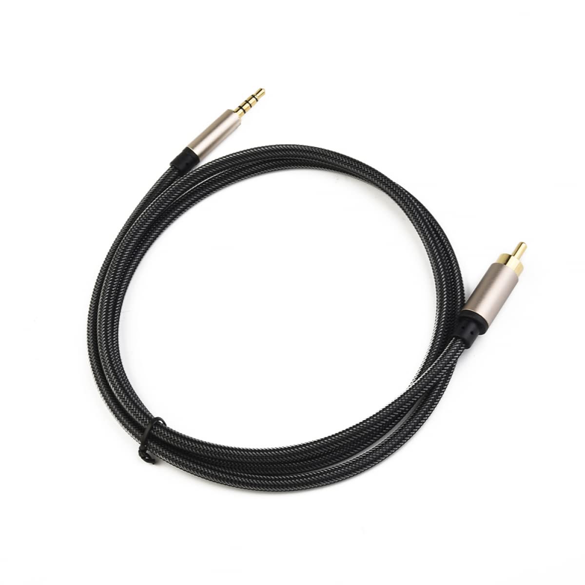 Câble Audio-vidéo Coaxial numérique stéréo SPDIF pour RCA vers 3.5mm mâle pour HDTV 1m/2m, 2 pièces