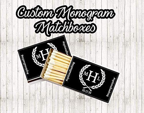 Set of 16 Personalized Custom Monogram Wedding Cigar Labels Bands - Favor Gifts - Party Favors - Cigar Roller