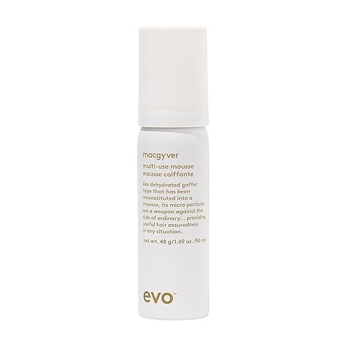 EVO Macgyver - Mousse multiusos - Mousse texturizante para el cabello, volumen instantáneo con sujeción duradera