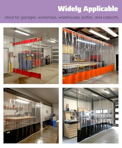 Cloison industrielle flexible et étanche pour séparation espaces de travail