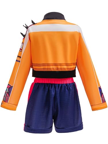 Xefenki Rumi Girls Kpop 3-Piece Costume Set for Kids Halloween Cosplay 3-4Y
